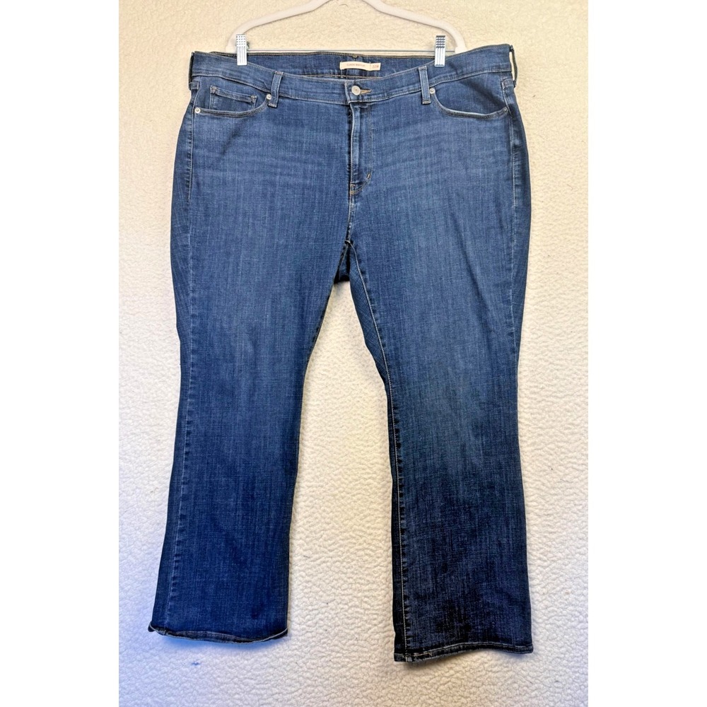 Levi's Jeans Womens 22W Blue Classic Bootcut High Rise Stretch 5‎ Pocket Denim